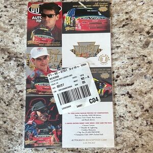 NASCAR Ultra Racing Trading Card Pack 1996. Vintage
